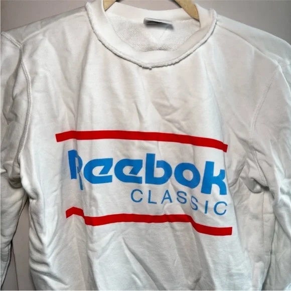 Reebok Classic White and Blue
Crewneck Sweater - Picture 3 of 5